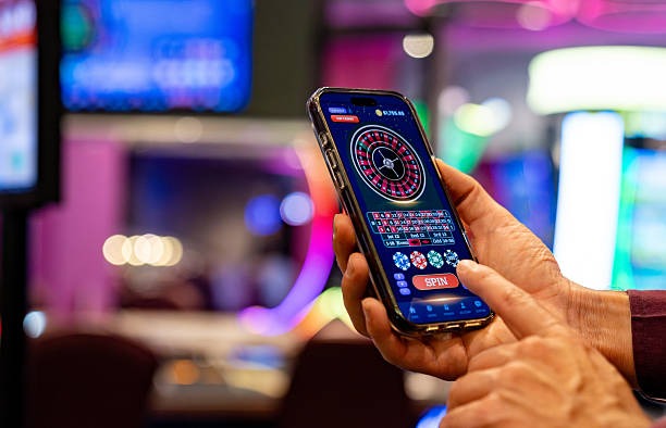 Live blackjack table with dealer and player positions